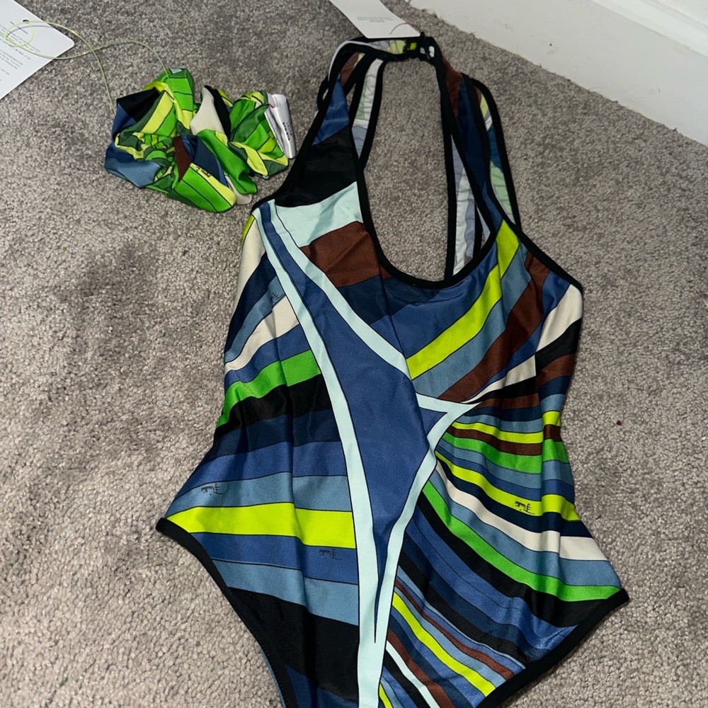 Emillo Pucci One Piece with Scrunchie